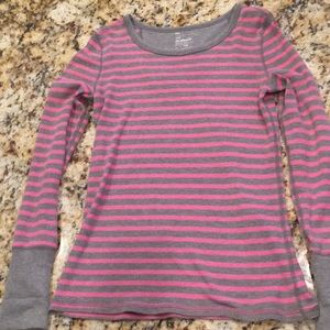 Gap long sleeve crew neck waffle thermal